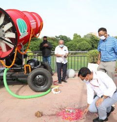 NDMC introduces ‘Anti Smog Gun’ to reduce the pollution level