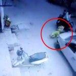 delhi police sub inspector car drunk CCTV footage woman Arrested