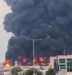 UAE Ajman market fire