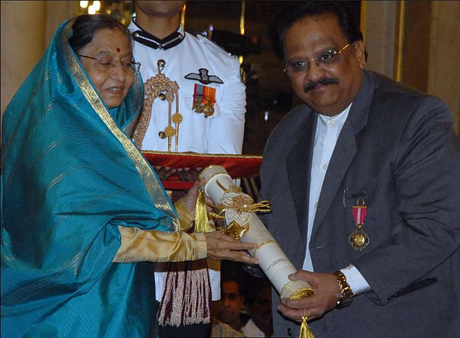 SP Balasubrahmanyam national awards