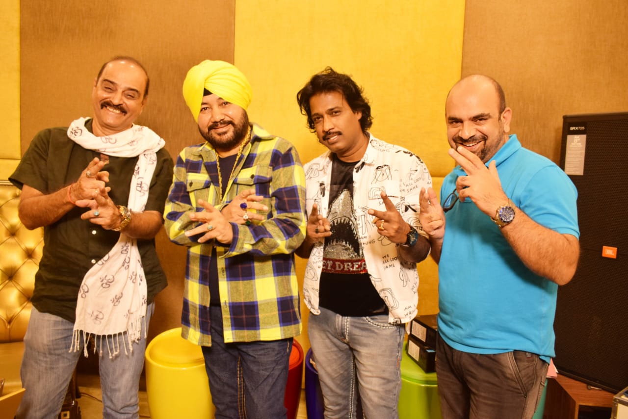 Karan Razdan Kreatives started their maiden venture with a song recording with Daler Mehndi 
