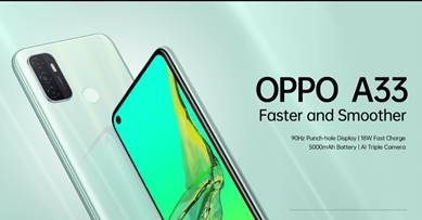 OPPO A33 launched in India