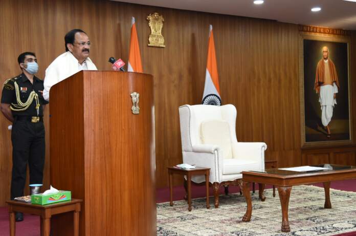 Vice President launches ‘International Satavadhanam’ event, a unique literary feat