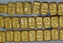 Smuggler arrested from Chennai airport, 1.85 kg gold recovered
