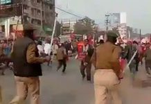 Bihar: Farmers take out Raj Bhavan march, Police niece sticks