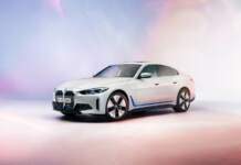 BMW unveiled its full electronic sedan i4