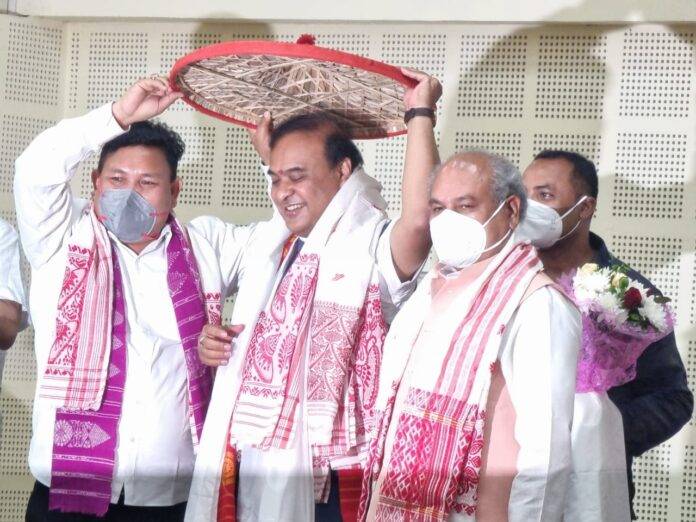 Himanta Biswa Sarma will take over as Assam's 15th Chief Minister on Monday 