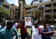 Chennai: DMK Fans Begin Early Celebration As Party Takes Lead In Most Constituencies in Chennai on Sunday, May 02, April, 2021.(Photo:parthi bhan/IANS)