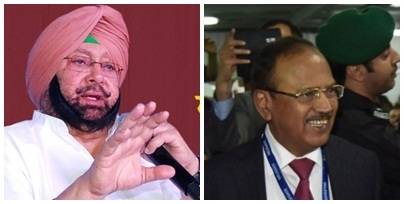 Amarinder Singh met NSA Ajit Doval, Doval  also met Home Minister Amit Shah