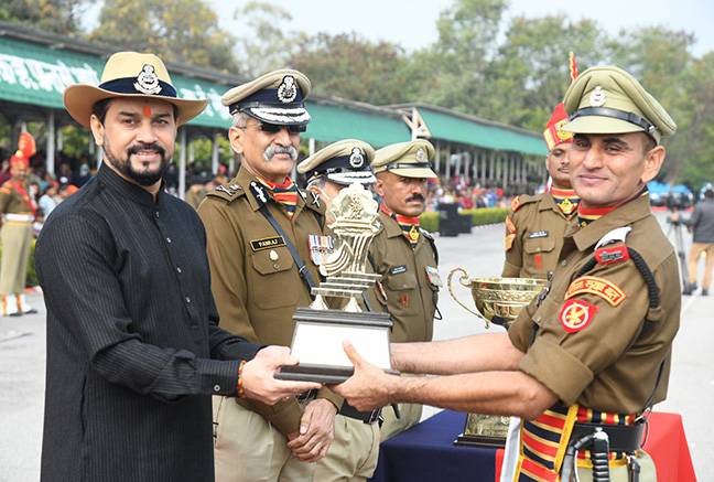 Passing Out Parade of Assistant Commandant at BSF Academy Tekanpur