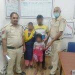 An 8-year-old girl recovered and handed over to her parents