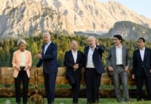 G7 leaders at the 2022 Summit(https://twitter.com/BorisJohnson)