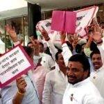 Maha: ‘Khoke campaign’ – Ruling, Opposition MLAs in jostling, fisticuffs outside Legislature.