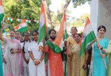 Prabhat Pheri by NDMC School Students from Connaught Place, New Delhi on Sunday