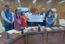 NDMC inked MoU with SBI and INTACH for Conservation and Restoration of Connaught Place Building. 