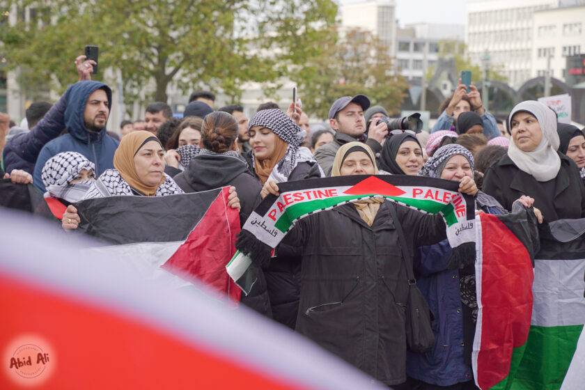 hannover palestine demonstration protest