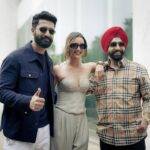 Vicky Kaushal, Triptii Dimri, and Amy Virk Bad Newz Movie Promotions Tauba Tauba