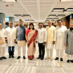 New Delhi: Members of the Joint Parliamentary Committee (JPC) on the Waqf (Amendment) Bill pose for a photo