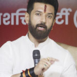 New Delhi: Chirag Paswan addresses a press conference