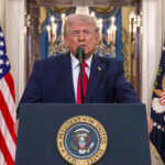 Washington: Donald Trump Delivers Speech at White House
