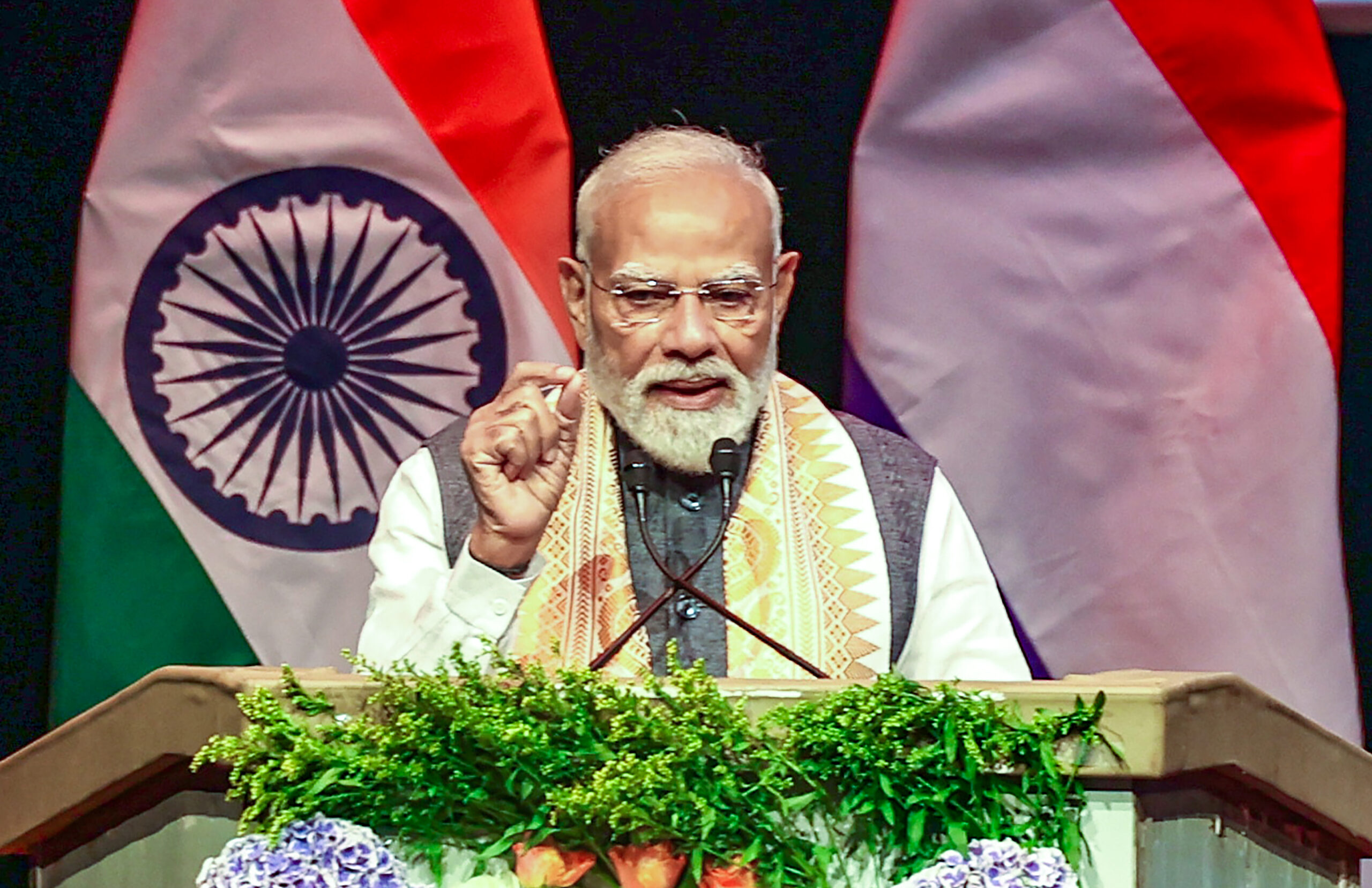 The Hague: PM Modi's Indian community event in Netherlands