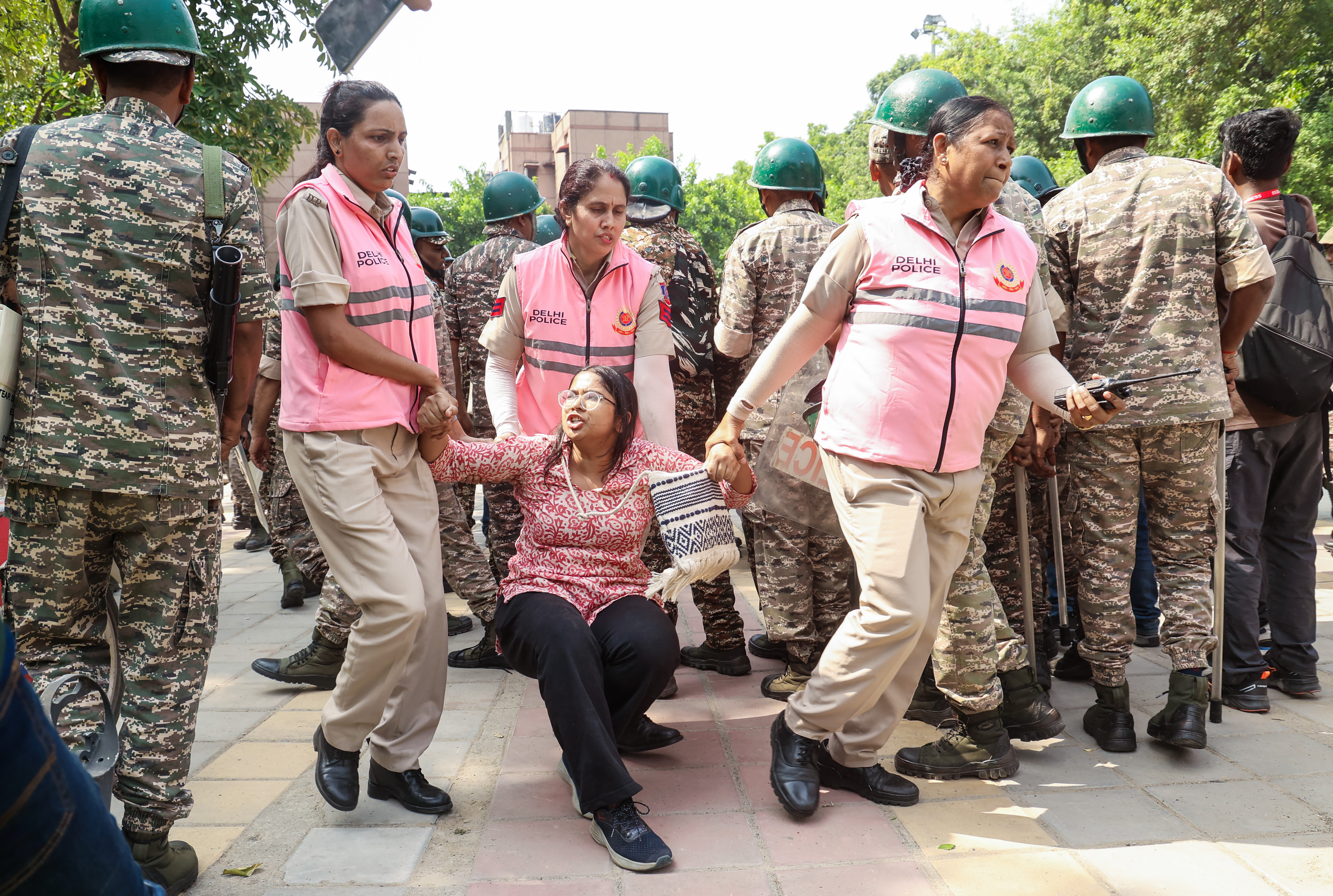New Delhi: Protest Against Gyanesh Kumar