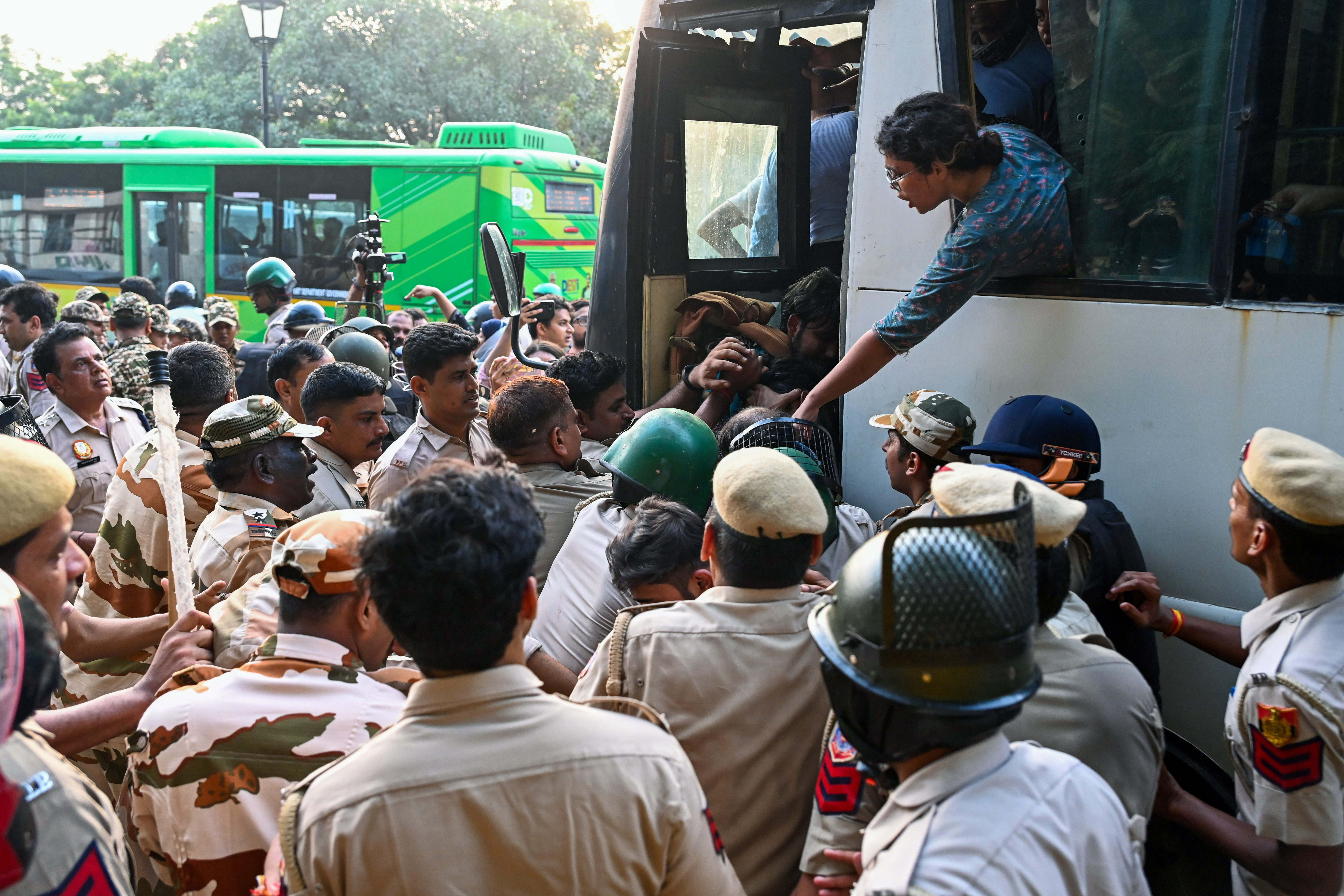 New Delhi: Protest Against Gyanesh Kumar